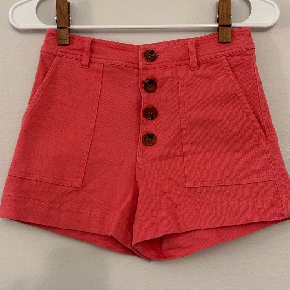 Francesca’s High-waisted Denim Shorts